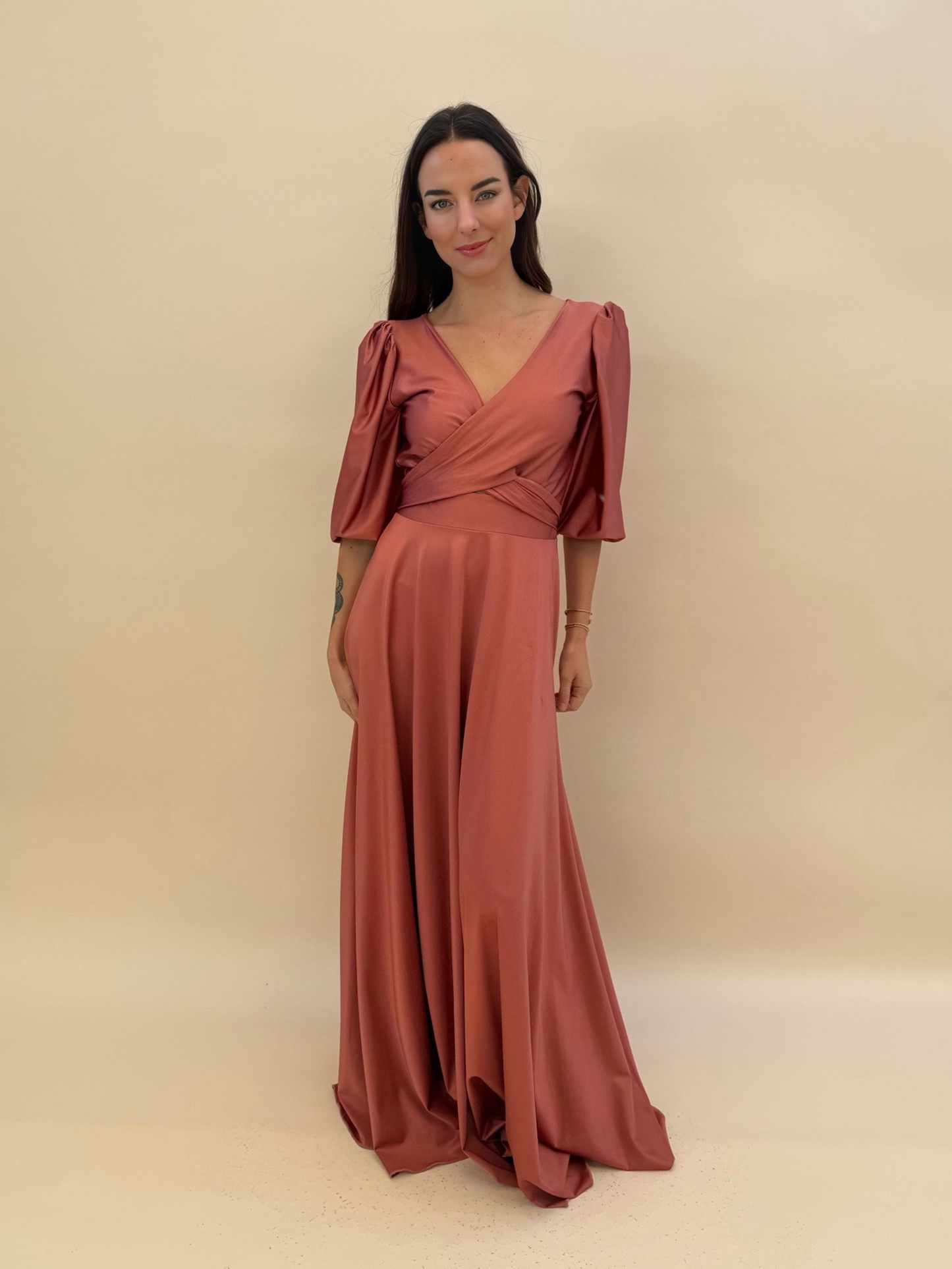 Vestido Raquel - Palo Rosa