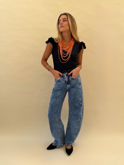 Top Sara - Negro