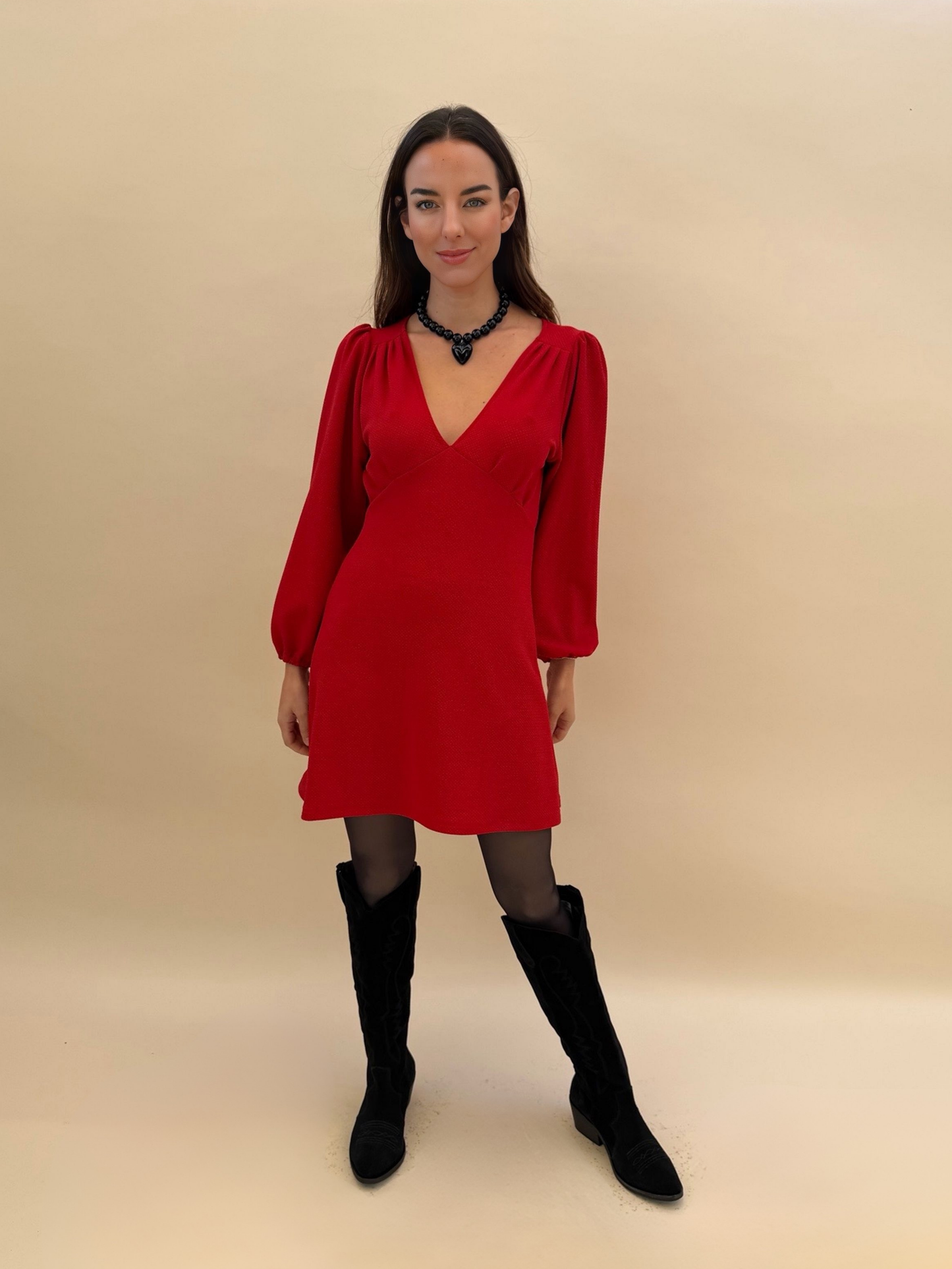 Vestido Amparo - Rojo
