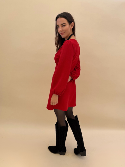 Vestido Amparo - Rojo