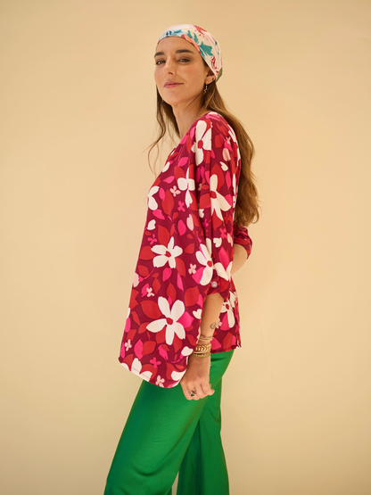 Blusa Paz - Flores