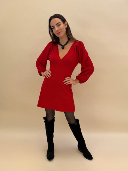 Vestido Amparo - Rojo