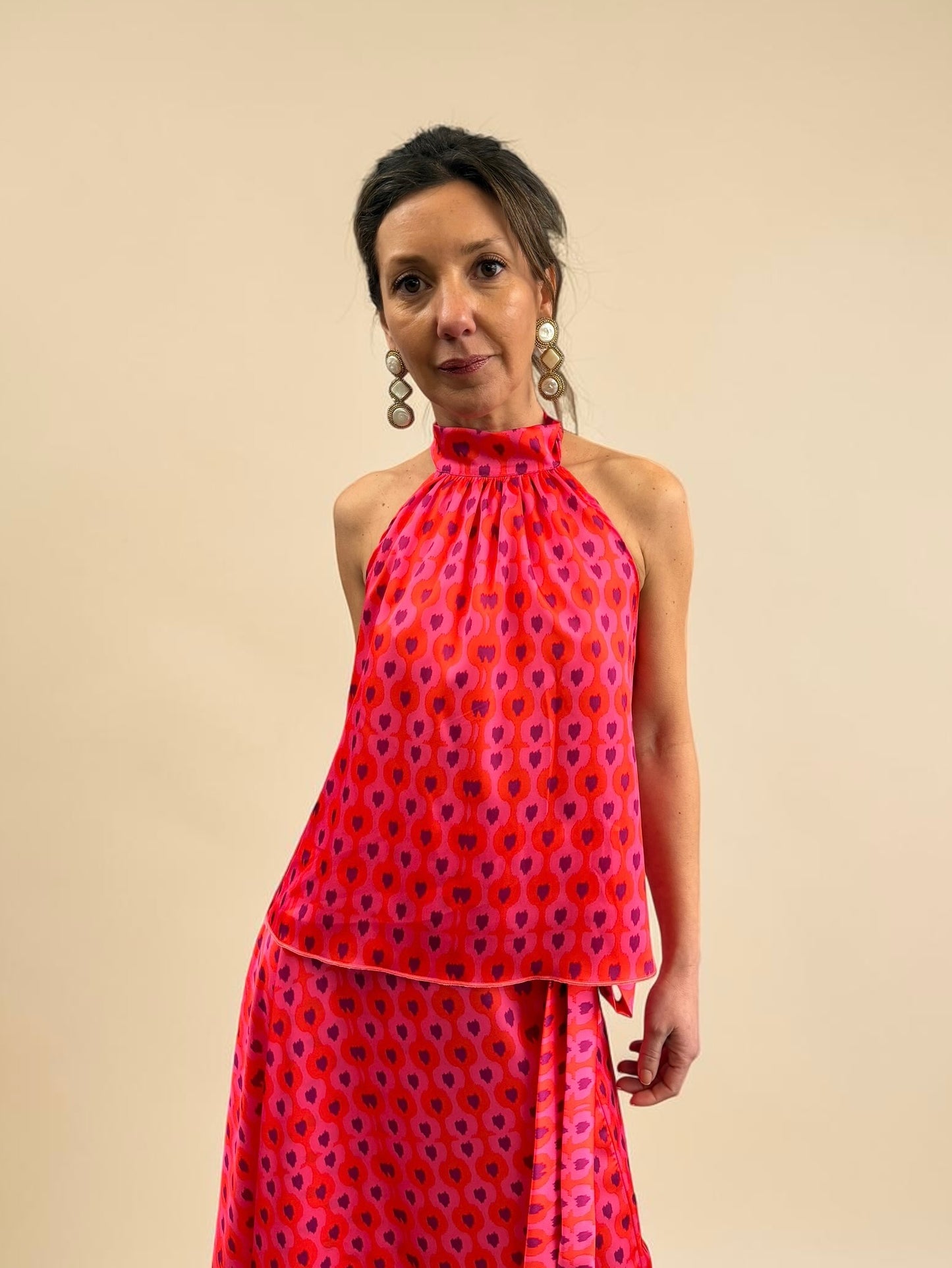 Top Lucía - Rojo Morado
