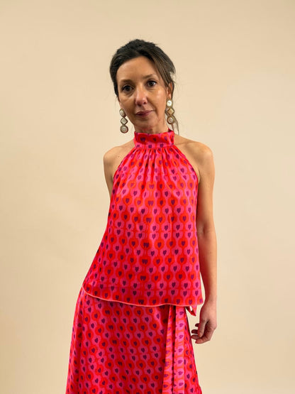Top Lucía - Rojo Morado