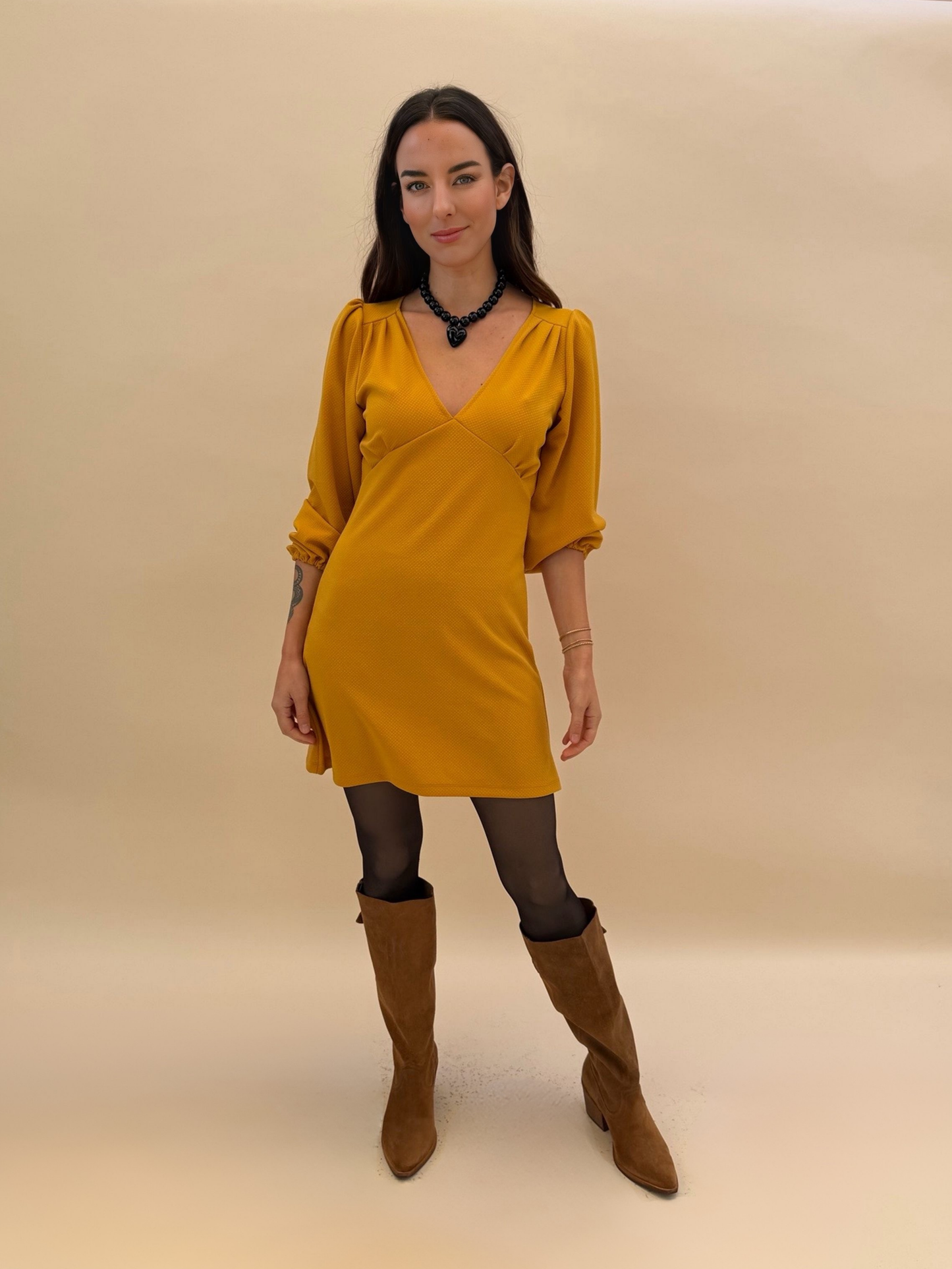 Vestido Amparo - Amarillo