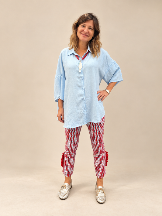 Blusa Angelita - Celeste