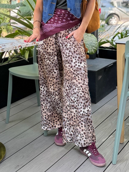Pantalón Delfina - Print Beige