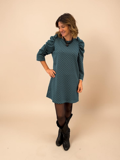 Vestido Anastasia - Pie de Poule