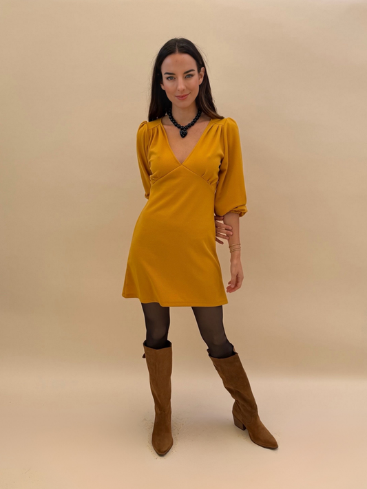 Vestido Amparo - Amarillo