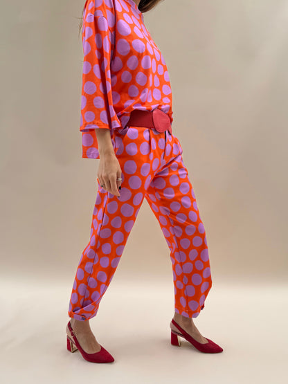 Pantalón Ana - Dots Lila