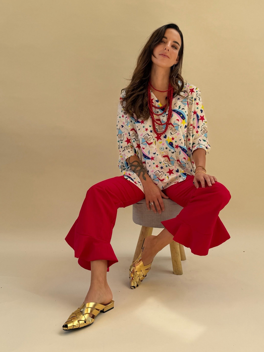 Patas Rosalía - Rojo