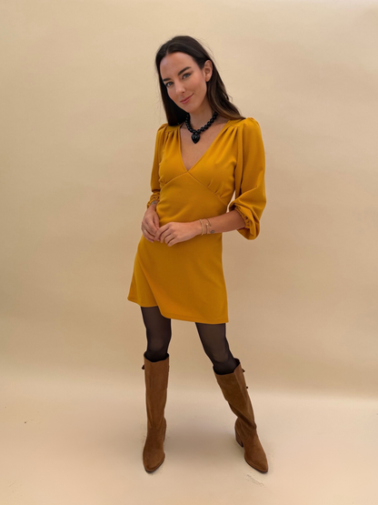 Vestido Amparo - Amarillo