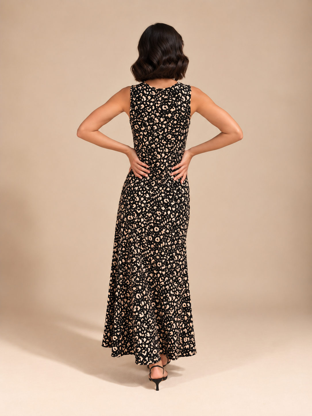Vestido Candelaria - Print Negro