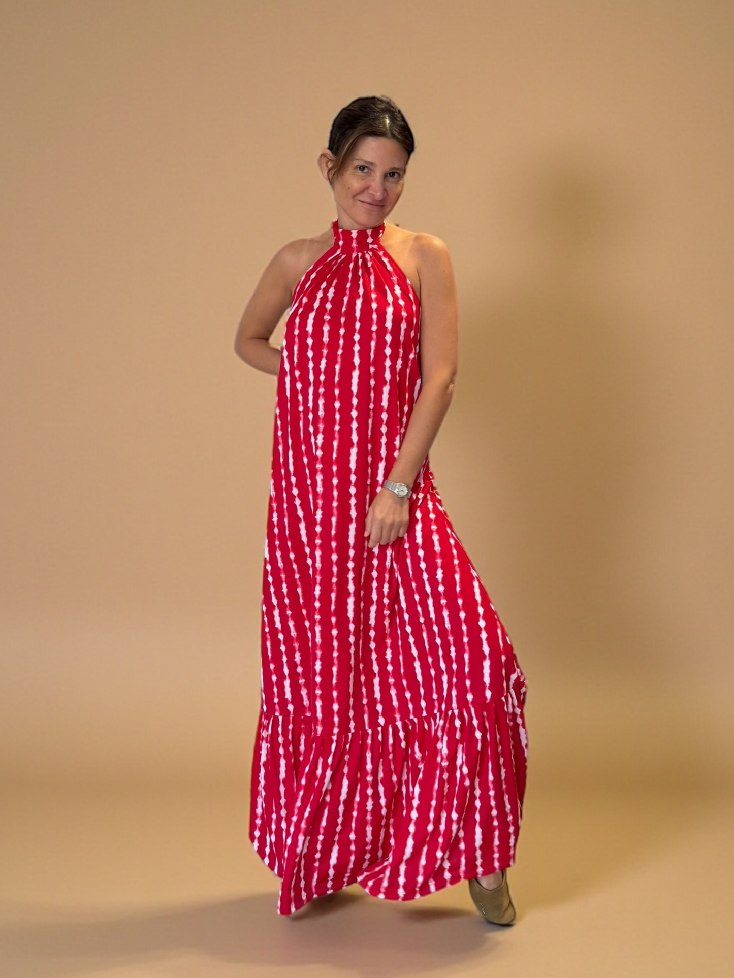 Vestido Fernanda - Print Rojo