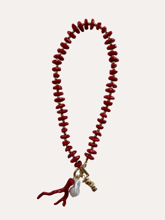 Collar Bali - Rojo