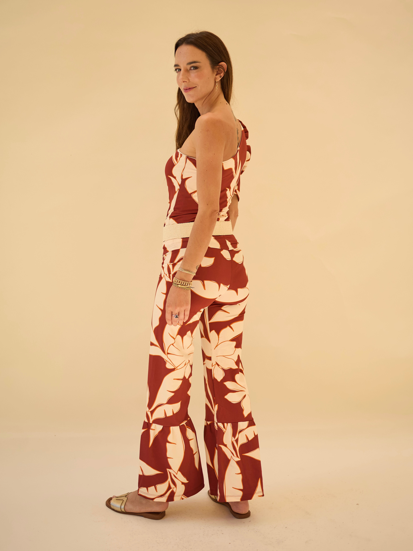 Patas Adela - Flores Terracota