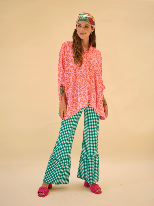 Patas Adela - Vichy Verde