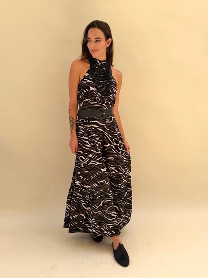 Vestido Fernanda - Print Verde