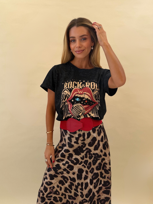 Polera Rock - Negra