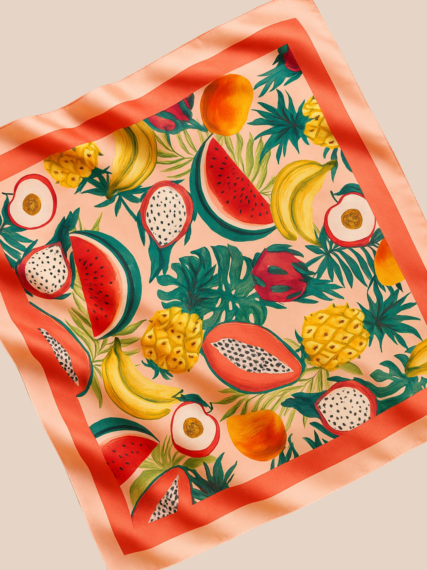 Pañuelo Tropical - Naranjo