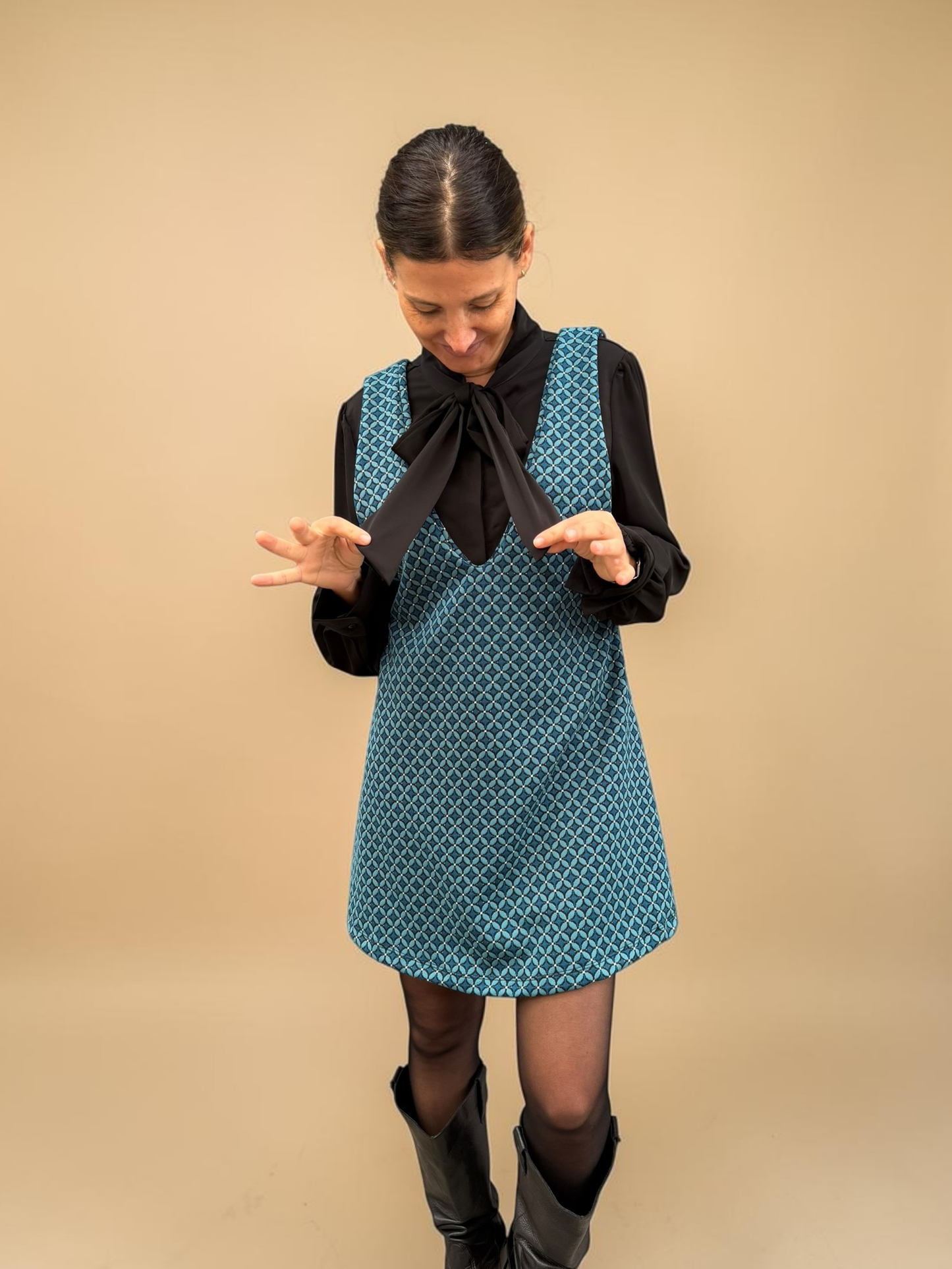 Jumper Florencia - Print Celeste