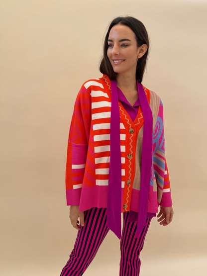 Chaleco Renata - Fucsia