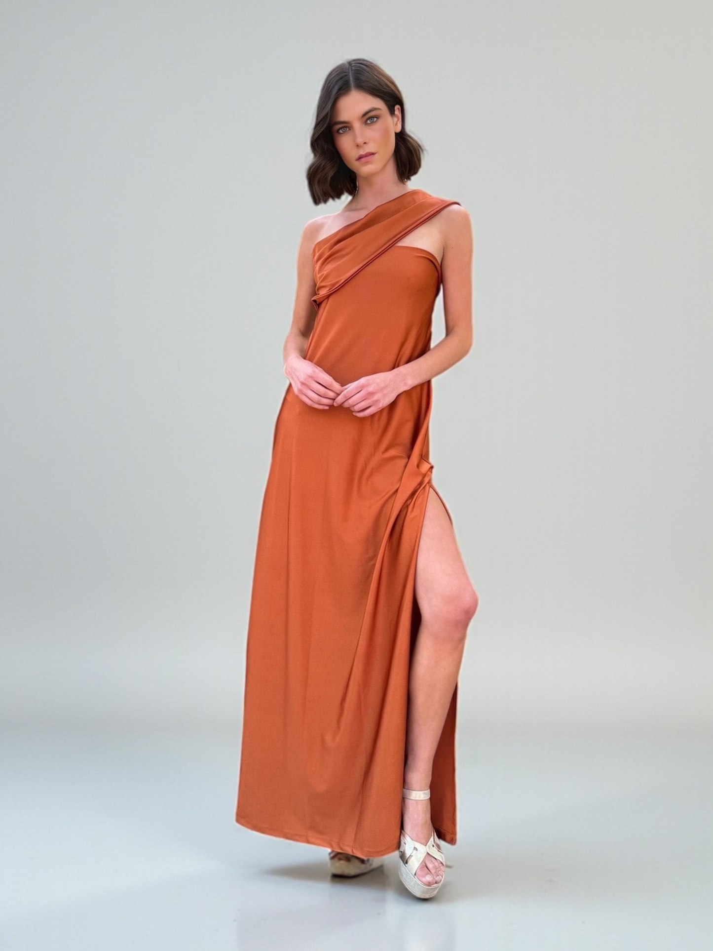 Vestido Nina -  Terracota
