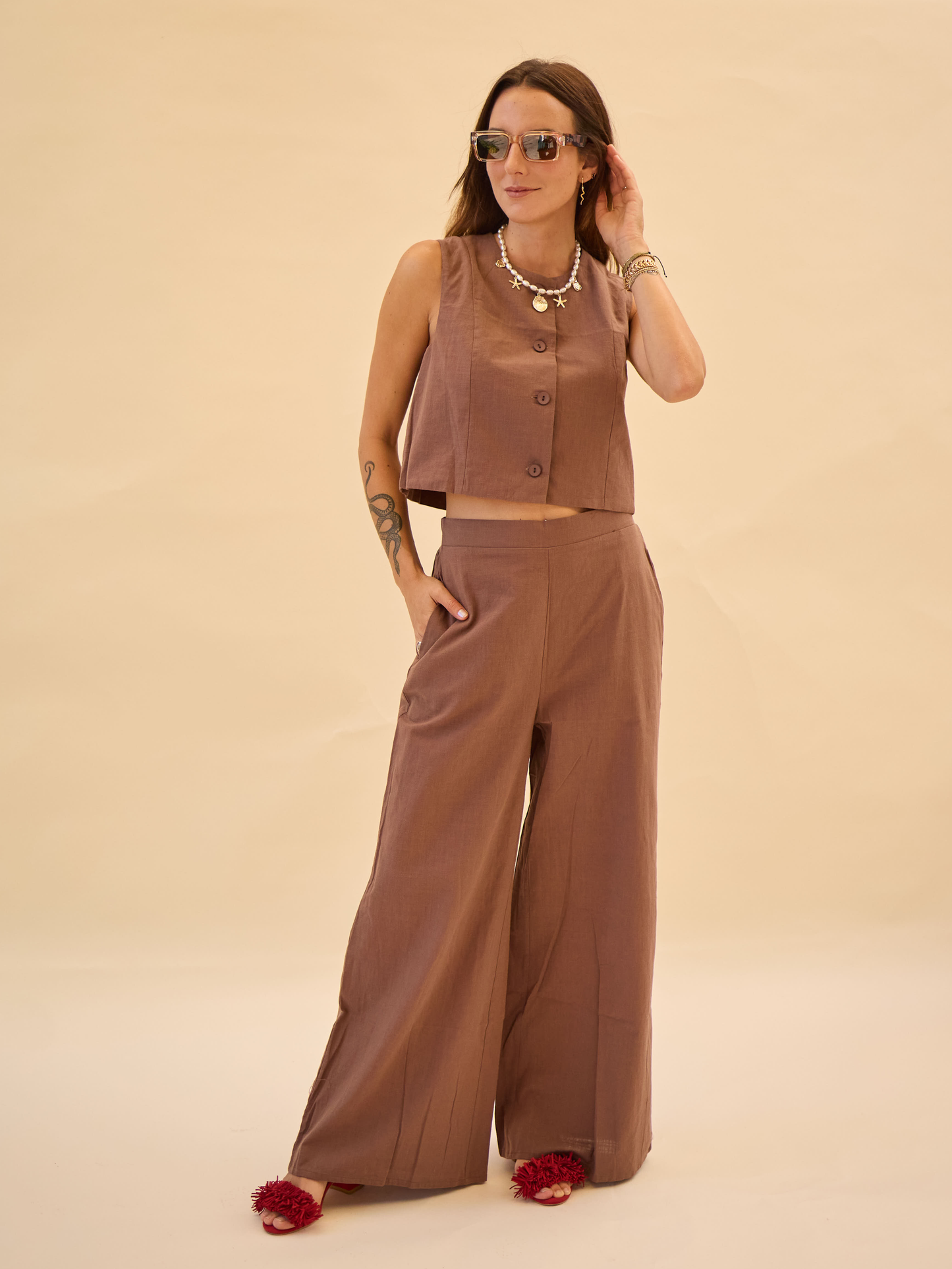 Pantalón Lara - Café