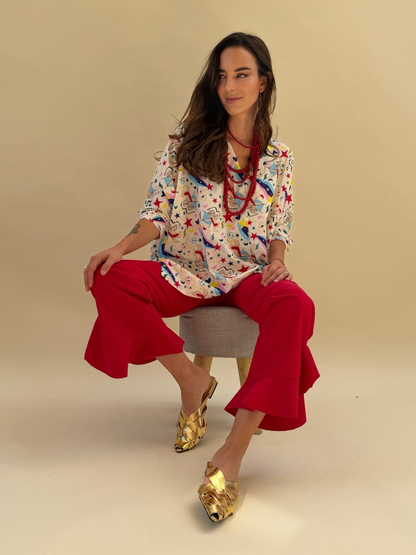 Patas Rosalía - Rojo