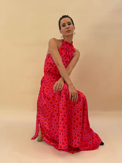 Falda Lucía - Rojo Morado