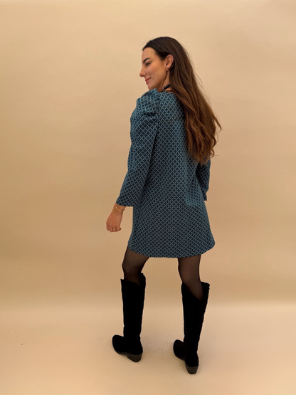 Vestido Anastasia - Pie de Poule