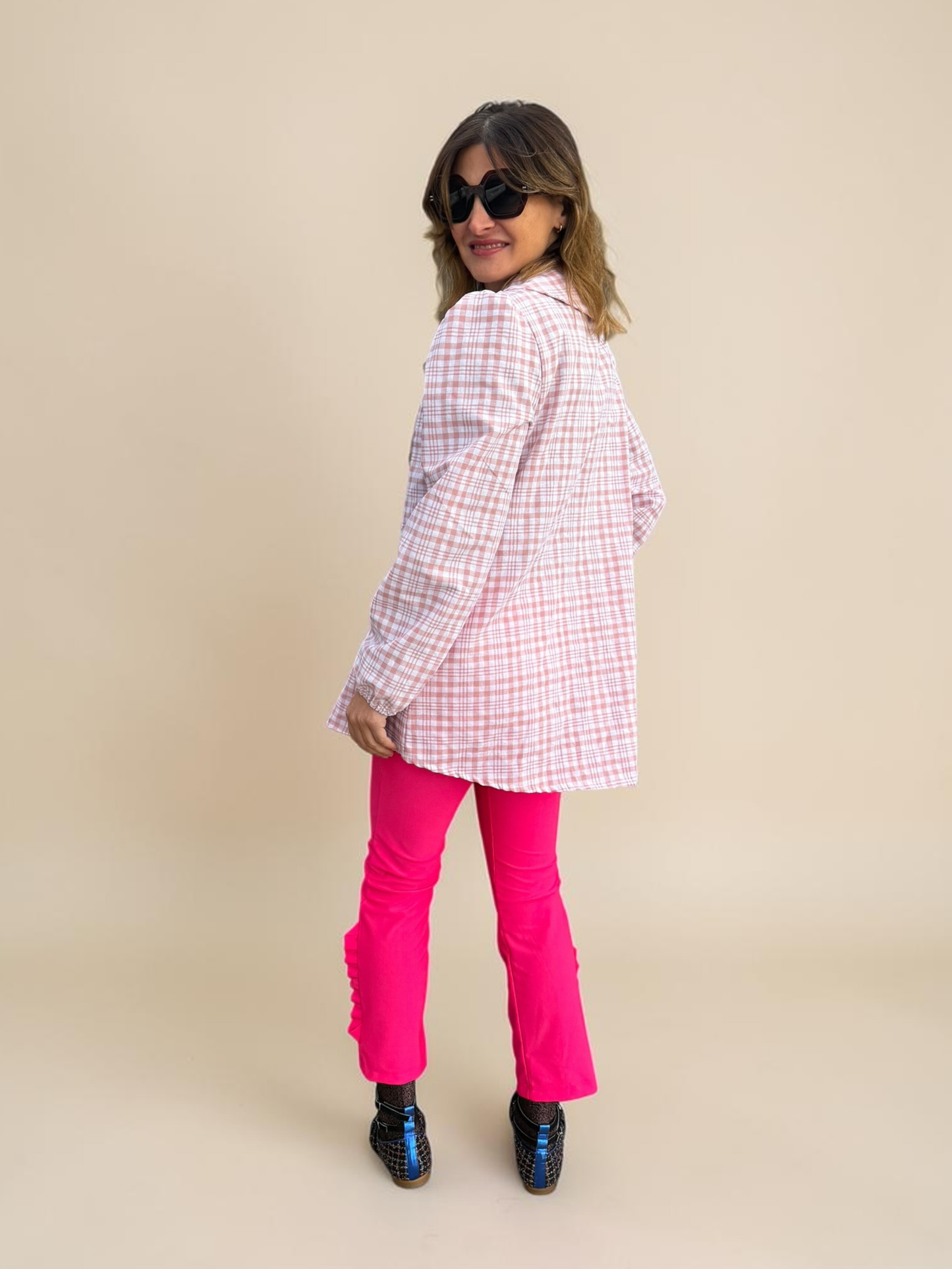 Blusa Clarita - Cuadrille Rosa
