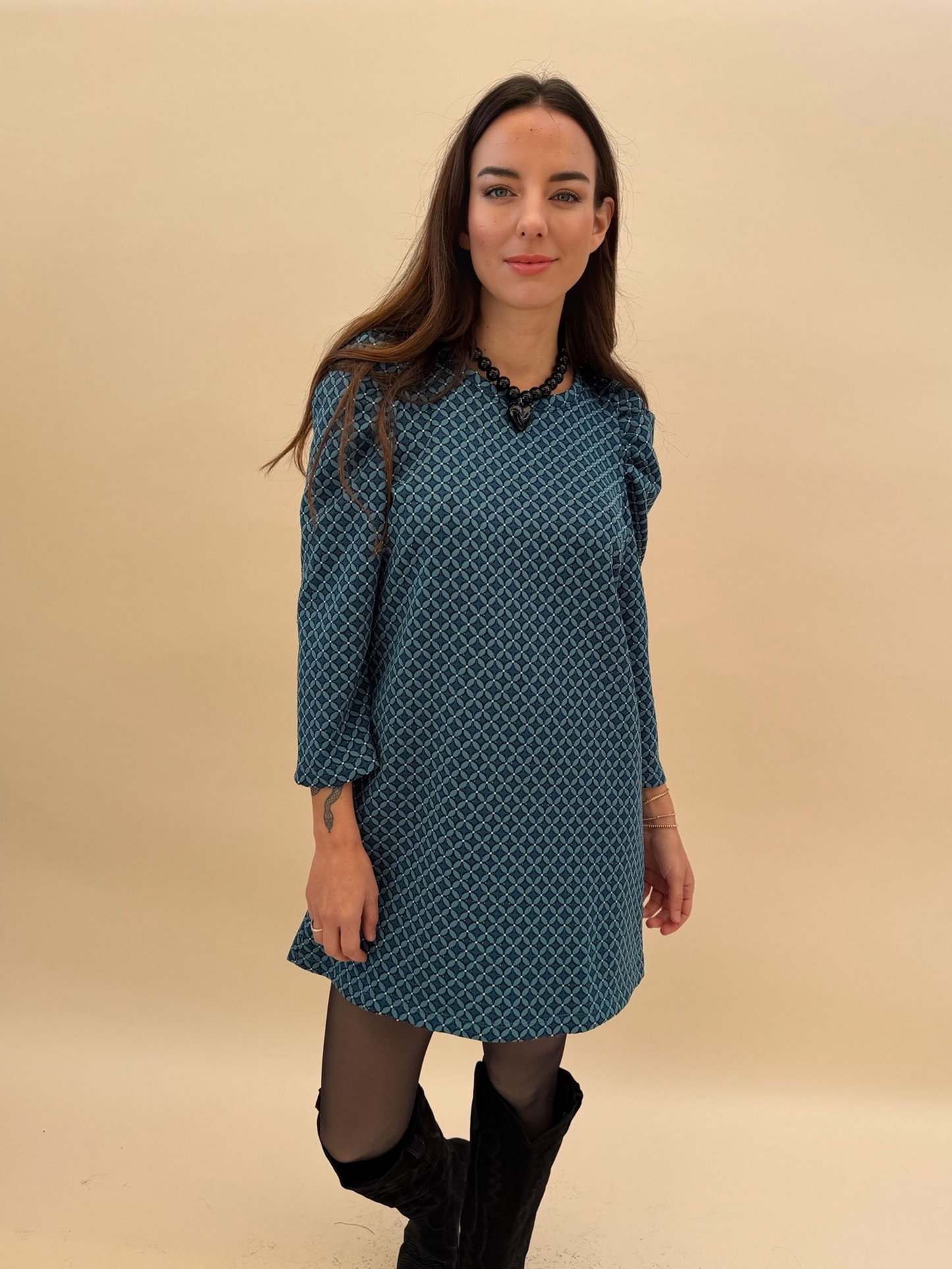 Vestido Anastasia - Pie de Poule
