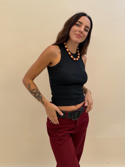 Polera básica - Negra