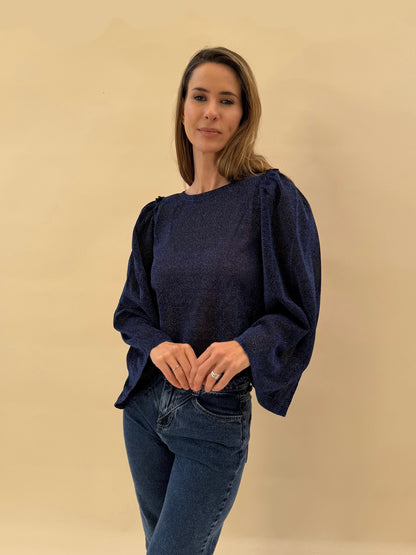 Polera Slavka - Azul