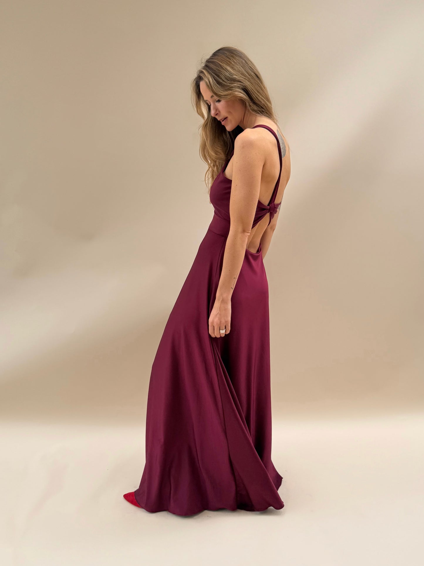 Vestido Lili - Burdeo