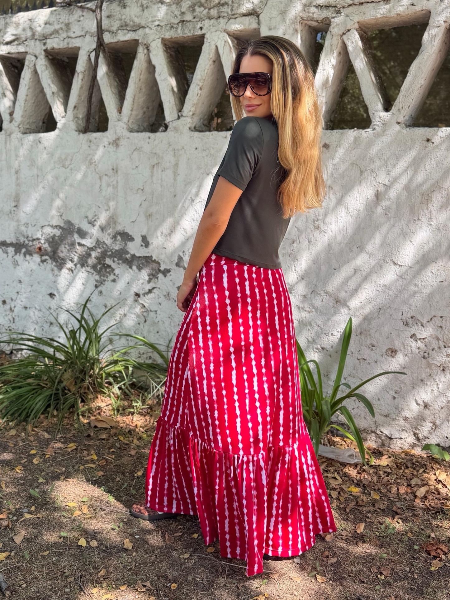 Falda María - Retro Roja