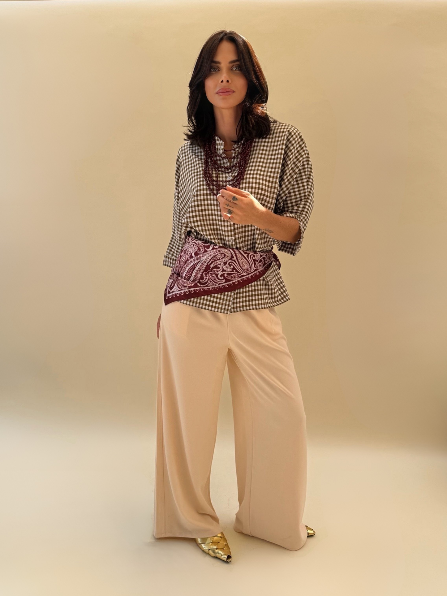 Pantalón Leonor - Beige