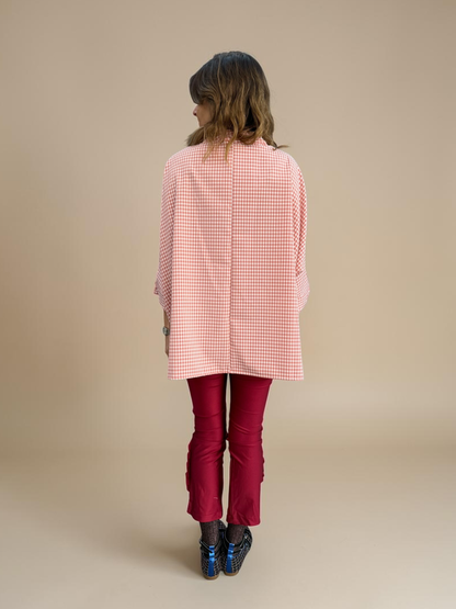 Blusa Paz - Vichy Rosa