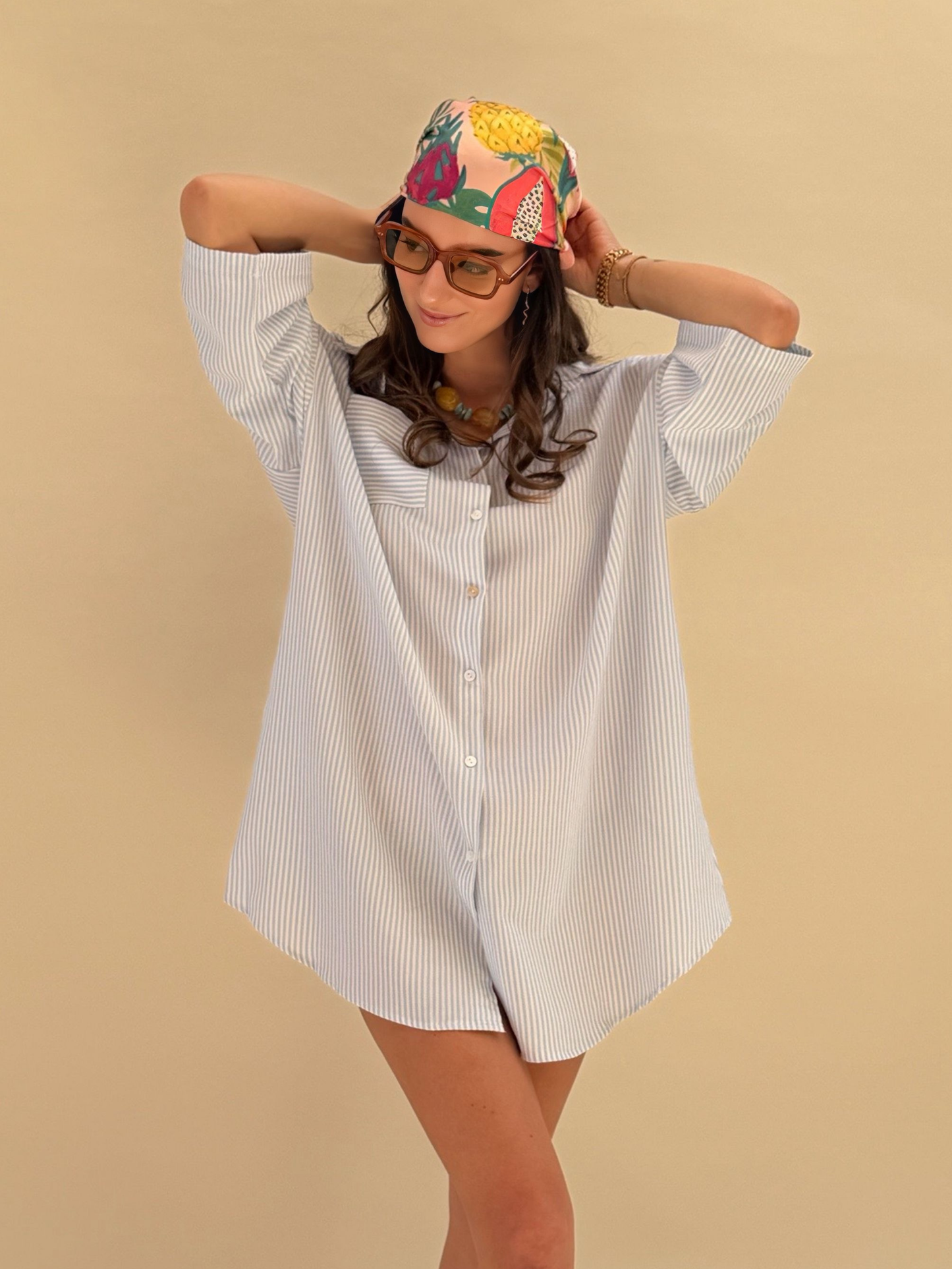 Vestido Maia - Rayas azul