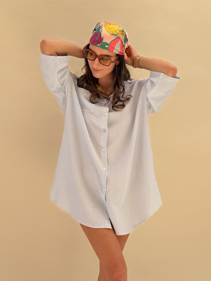 Vestido Maia - Rayas azul