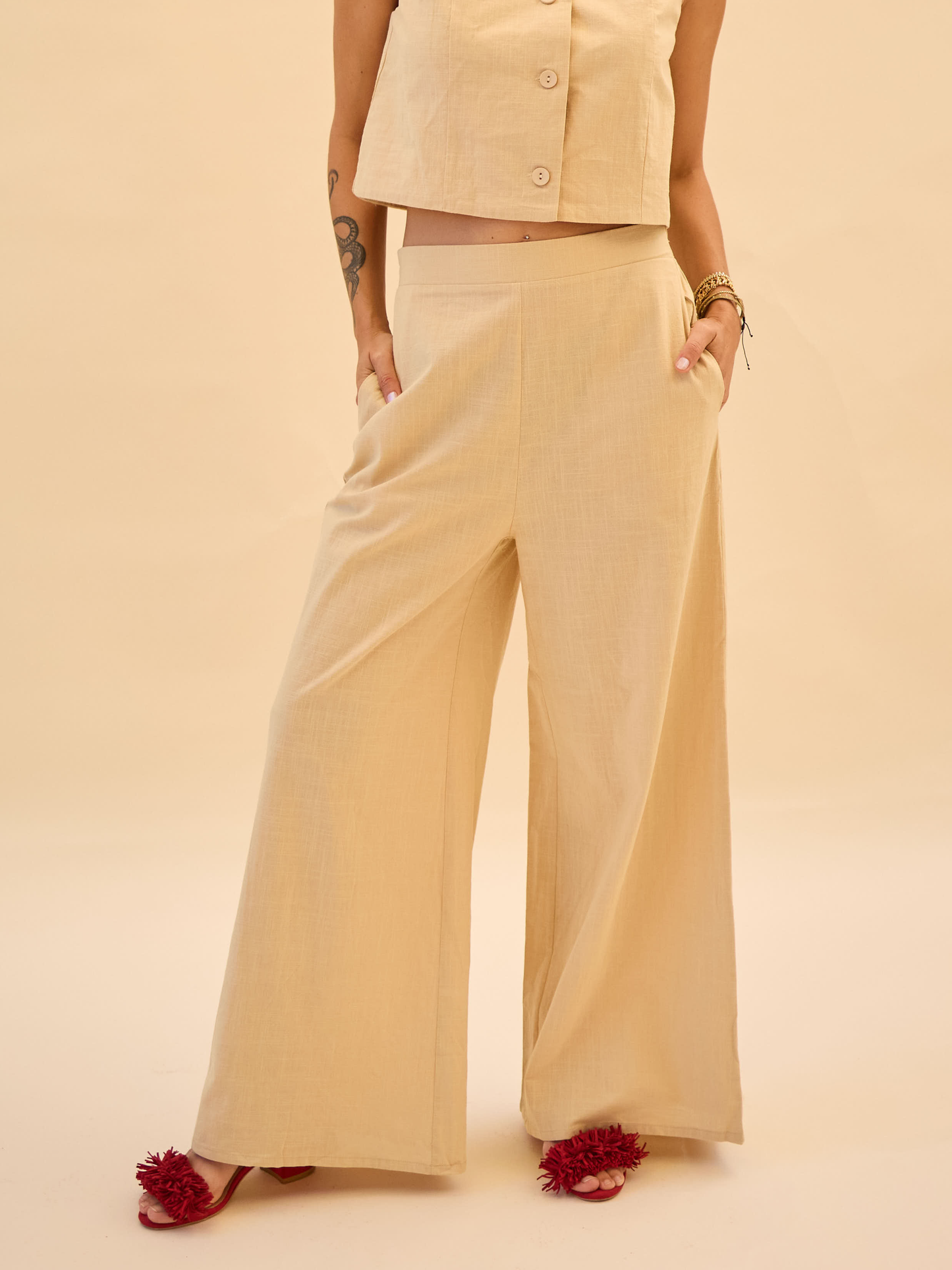 Pantalón Lara - Beige