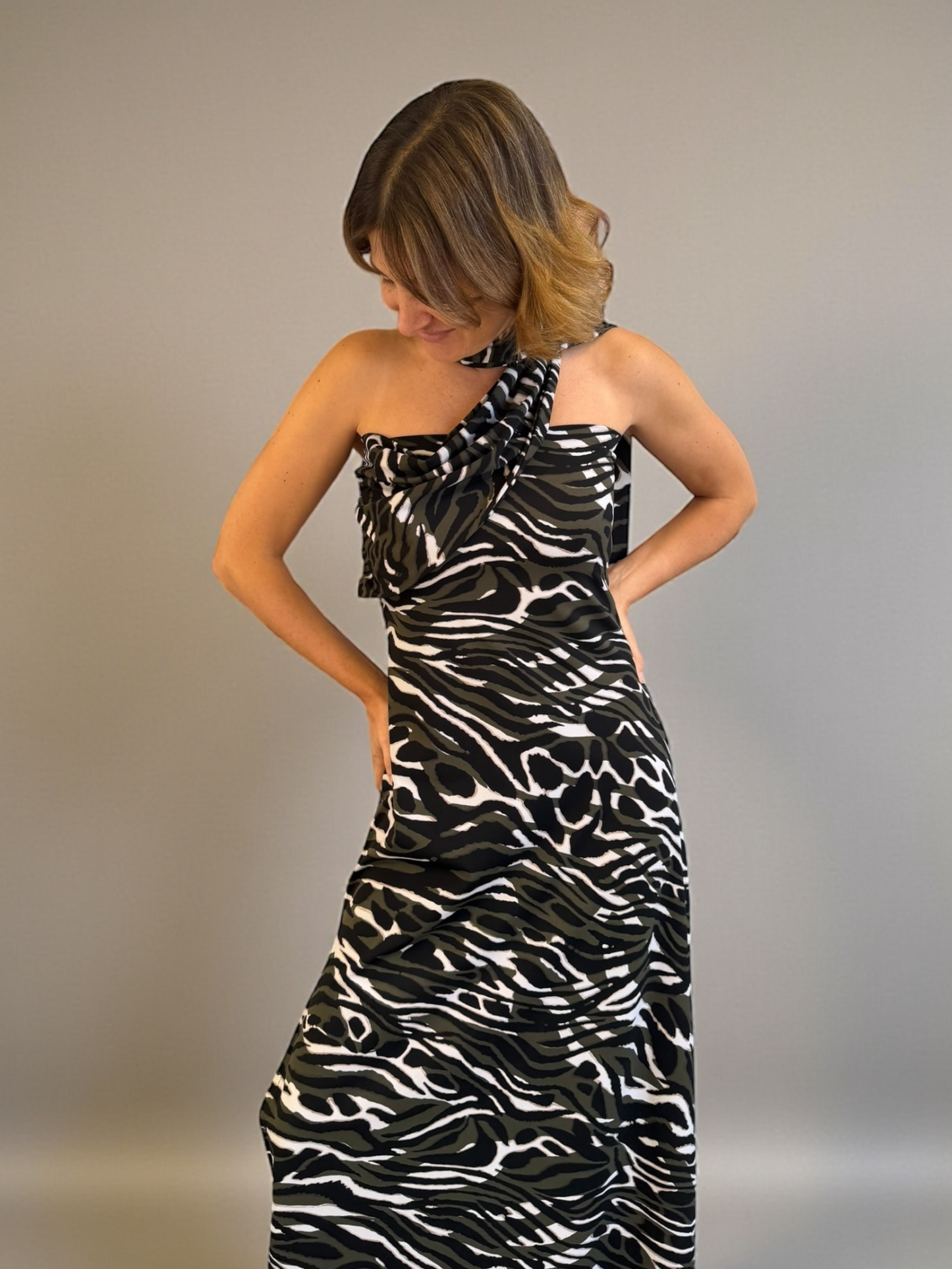 Vestido Nina - Print Verde