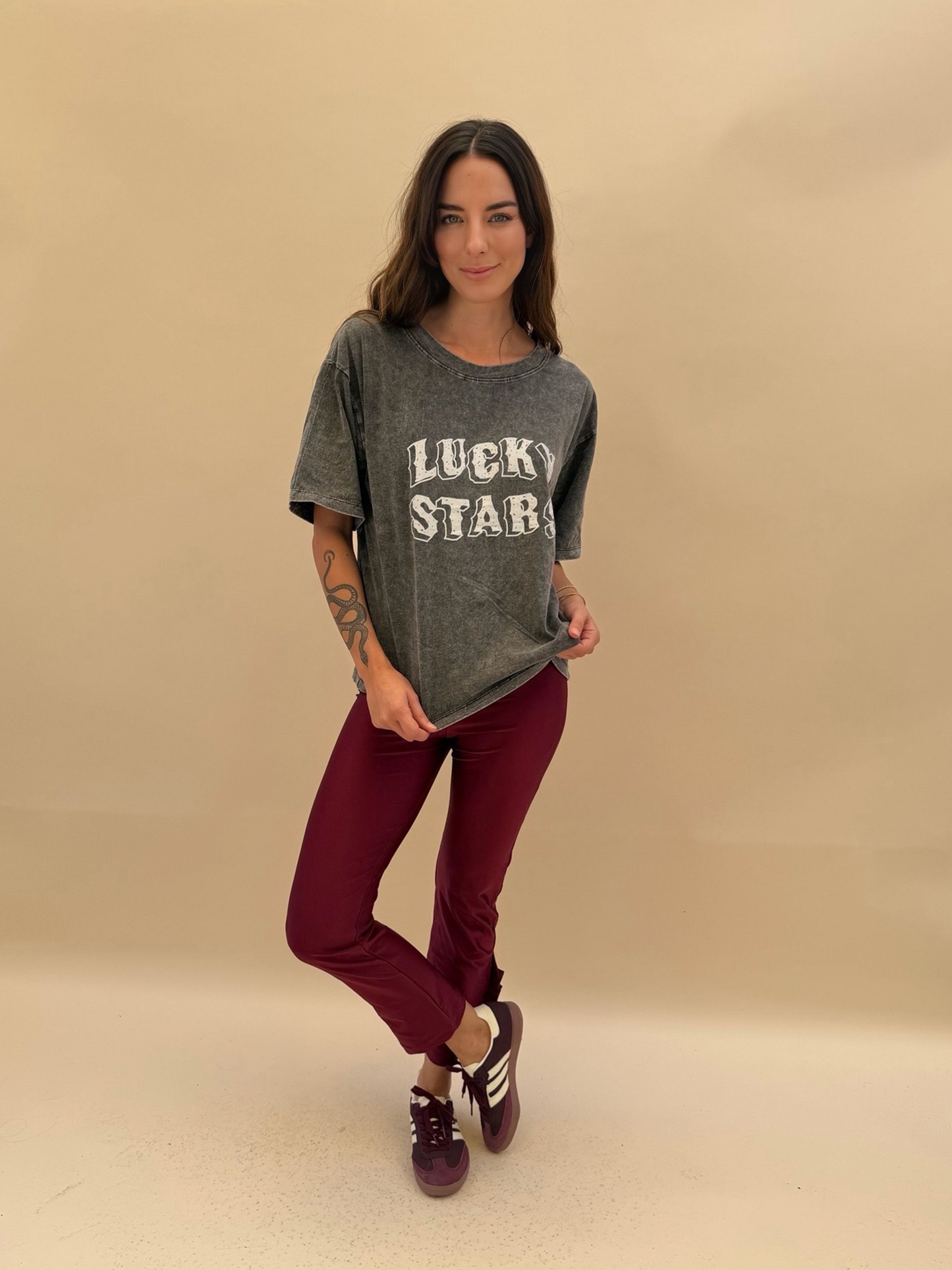 Polera Lucky Stars - Marengo