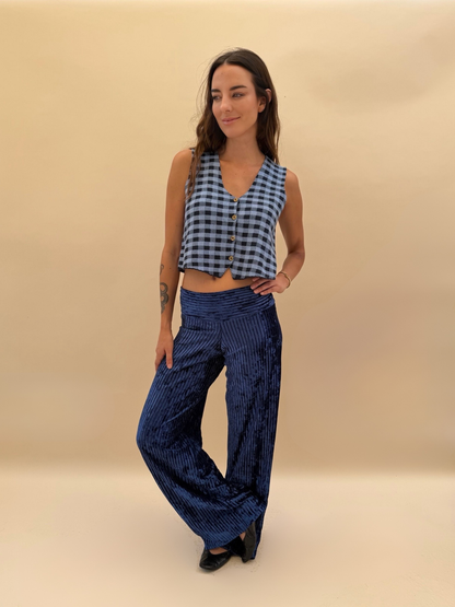 Patas Palazzo - Azul