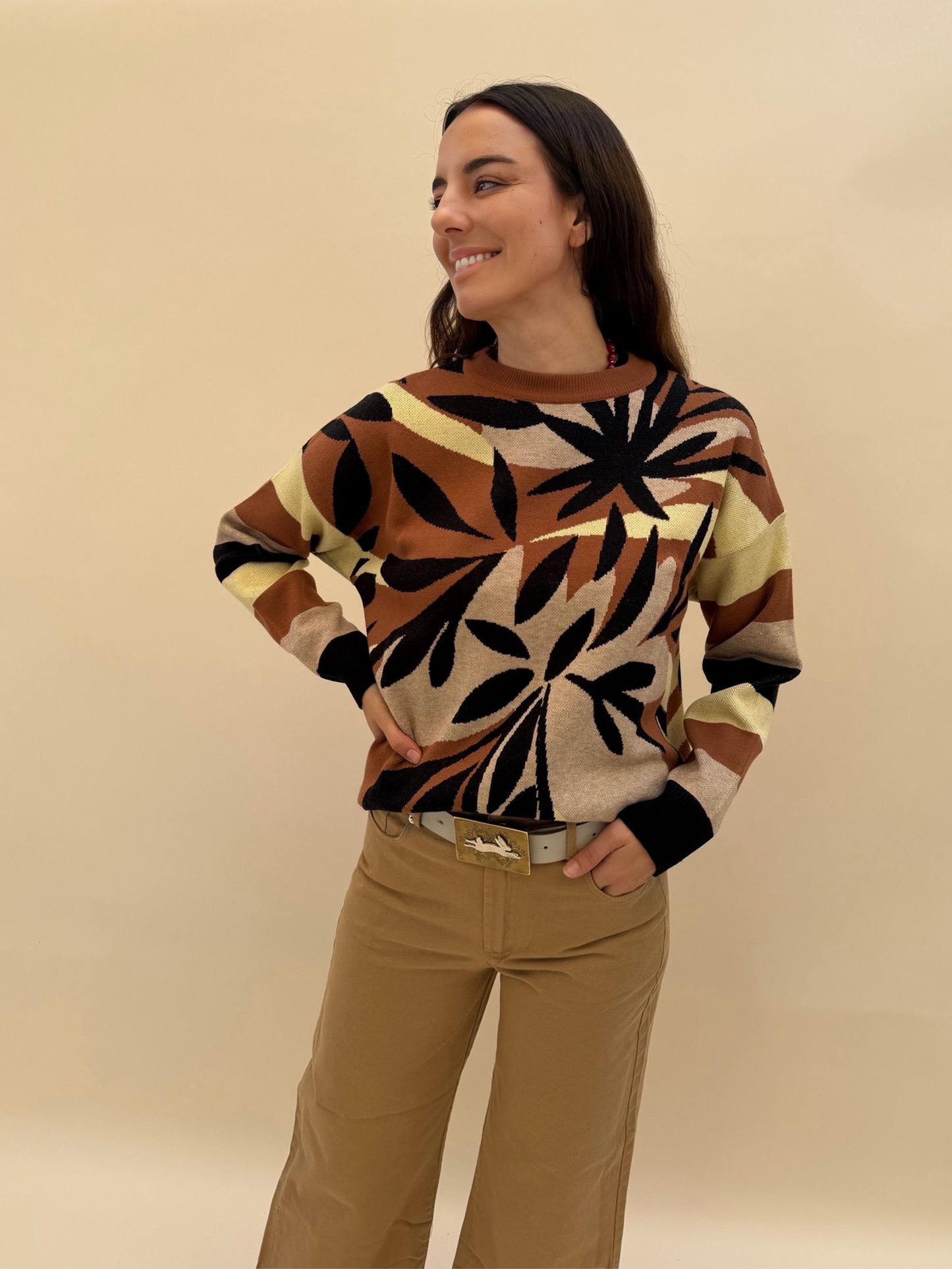 Chaleco Antonia - Camel
