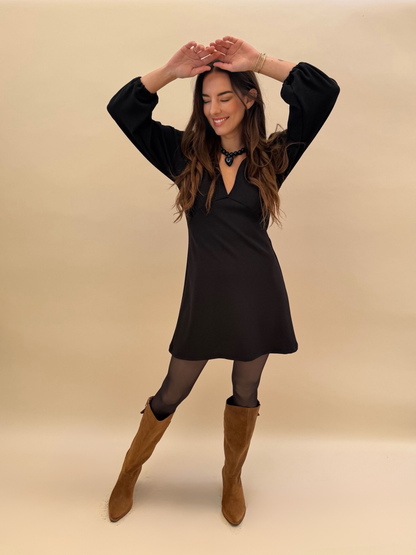 Vestido Amparo - Negro