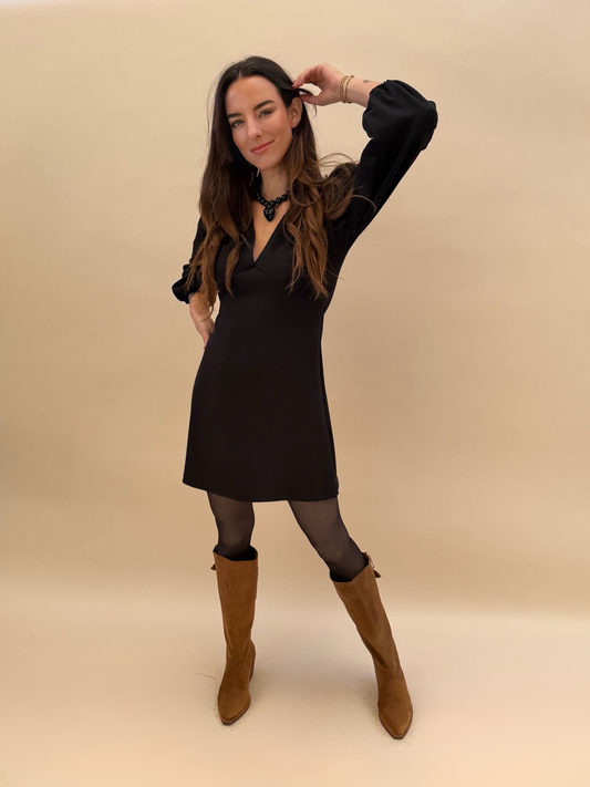 Vestido Amparo - Negro