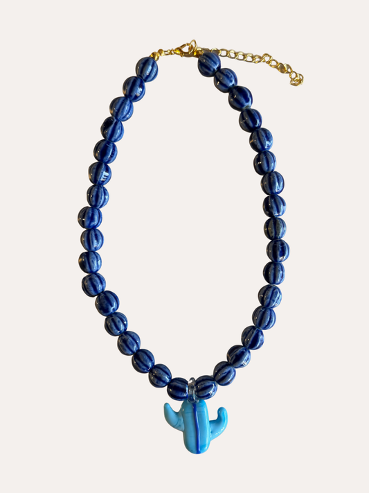 Collar Palma - Azul
