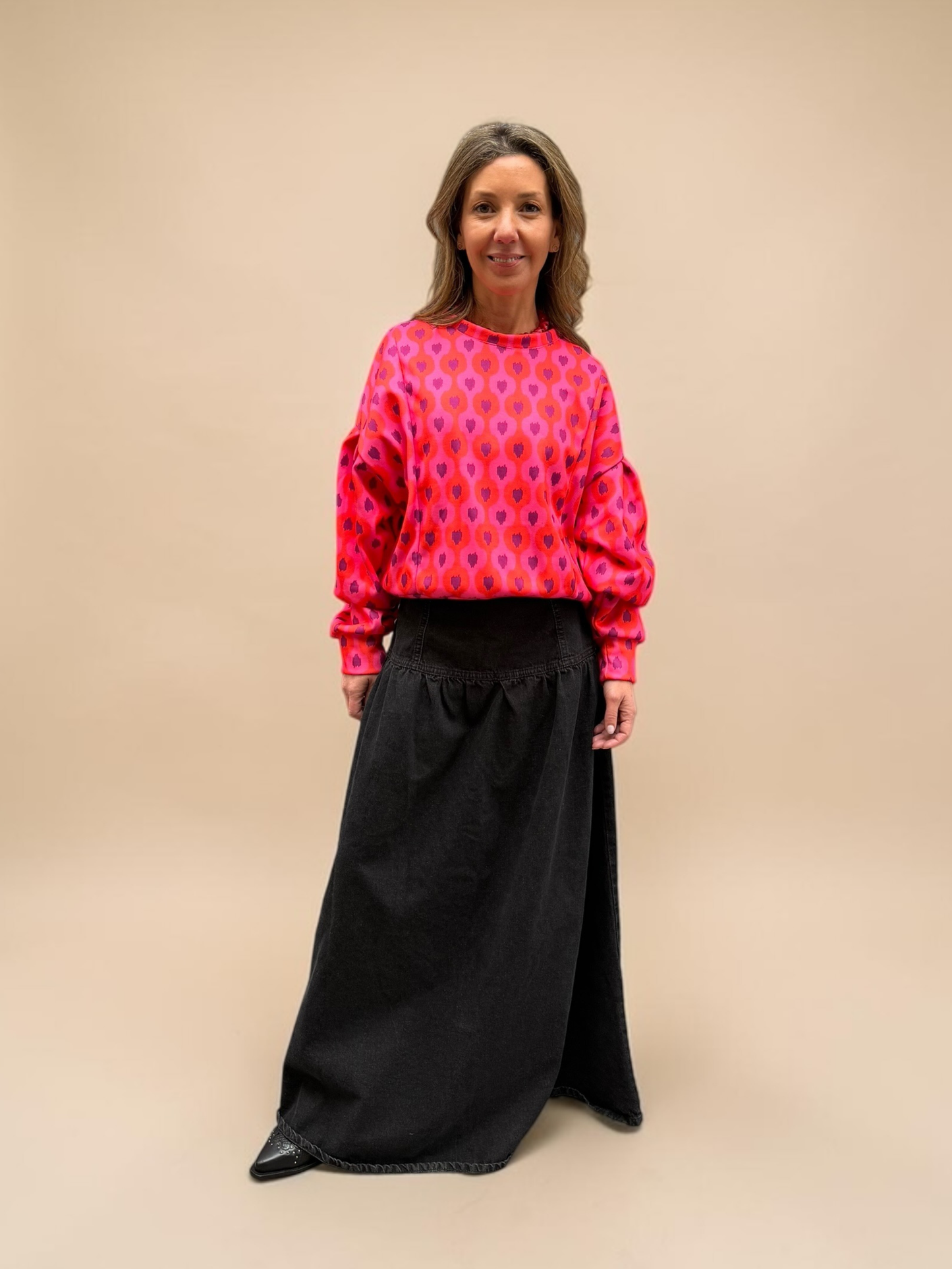 Polerón María - Rojo Morado